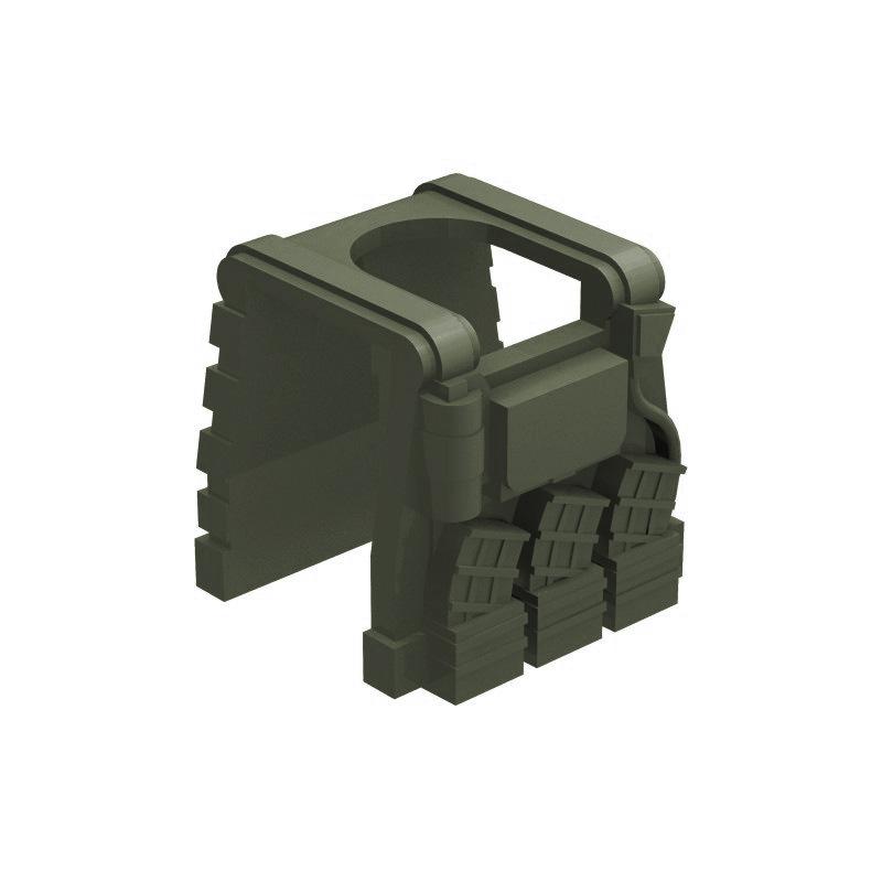MOC 10PCS War Germany Military Equipment Tactical Soldier Vest Building Blocks Bricks Compatible Figuress Toys Children Gifts