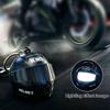 Realistic Light-up Helmet Keychain Cool Helmet Bag Charm  Key/Backpack Decor