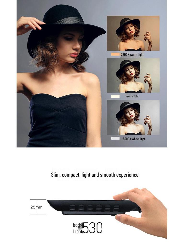 Yongnuo YN300Air II: Thin & Portable RGB LED Photography Light with Adjustable Color Temperature