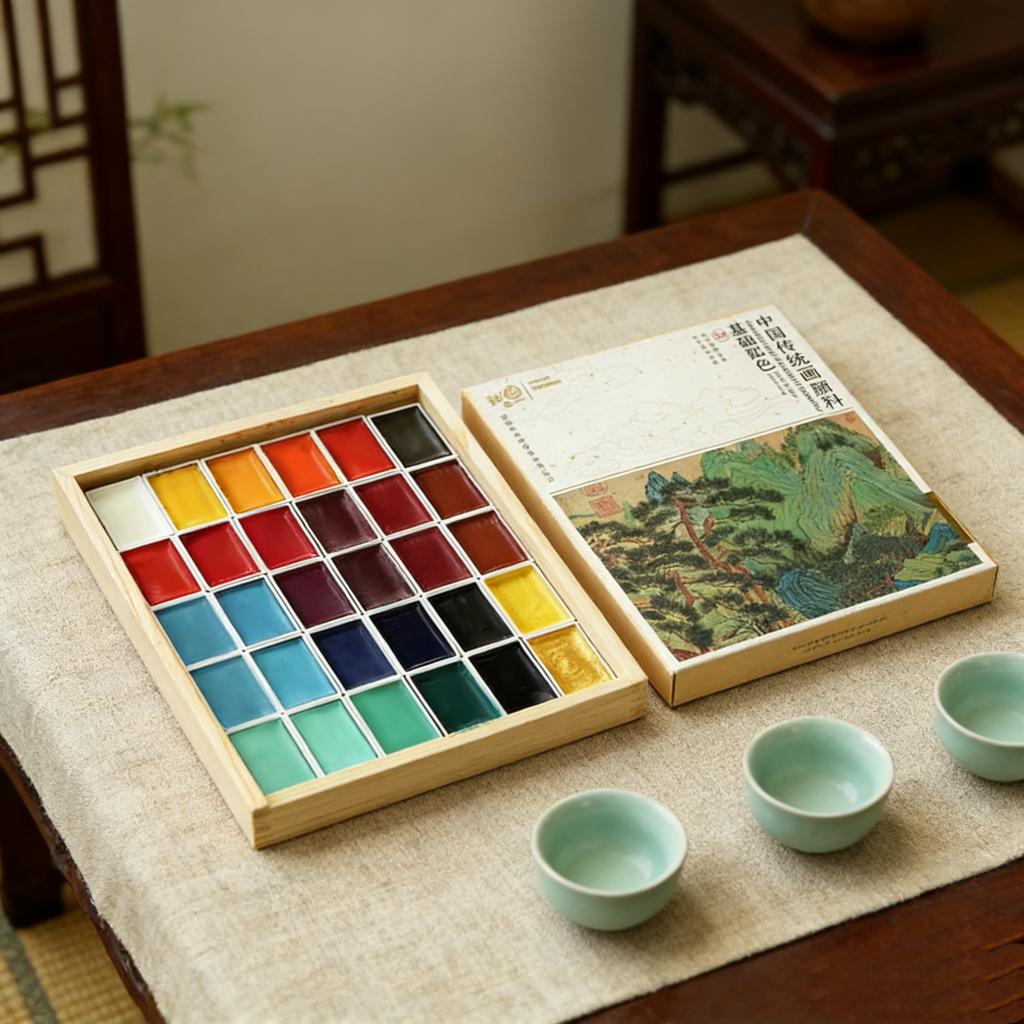 Watercolor Paint Set 24 Colors 7.2ml Professional Water Color Paints For Painting Art Supplies