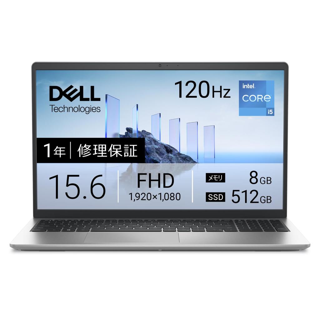 Dell 15 DC15250 Intel Core 8GB 512GB Windows Platinum Repair Service Hard Drive Return 15.6-inch Laptop, i5-1334U, Memory, SSD, 11, Silver, 1-Year
