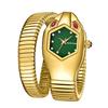 Watches Women Luxury Diamond Unique Snake Shape Waterproof Quartz Ladies Watch Clock