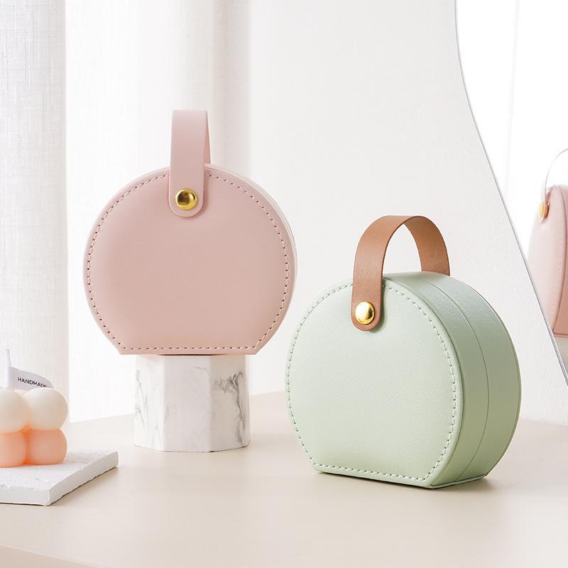 Jewelry Organizer Display Travel Jewelry Case Boxes Earrings Necklace Ring Portable Handbag Jewelry Box Storage