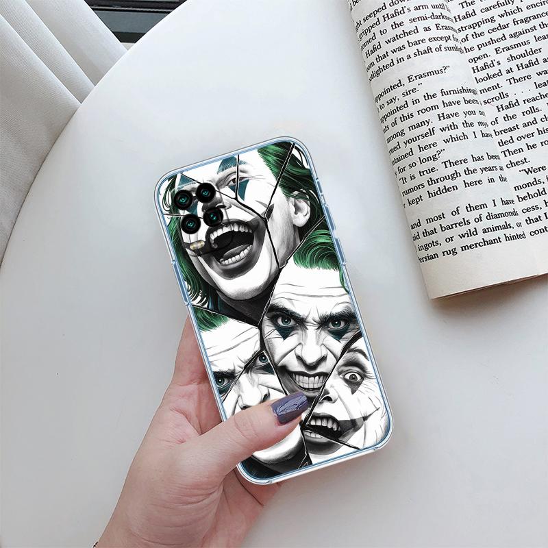 Joker Transparent Phone Case for Motorola Moto E13 E15 E20 E22 E22I E22S E30 E32 E40 E7 E7I G Plus Power Play Stylus G22 G14