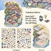 Infeel.Me My Little House 3D Scenery Stickers - Miniature Two-Layer Quiet Book Series