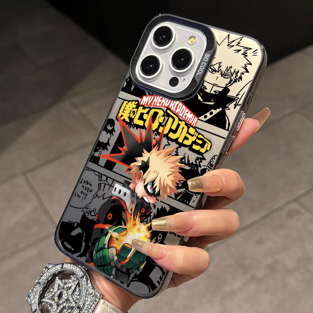 

My Hero Academys Phone Case for Xiaomi Redmi 15C 14C 13C 12C 10 Note 15 14 13 12 Pro Plus 4G 5G Silver Hard Cover Redmi Note 14 5G (Global)
