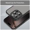 For iPhone 16 Pro Phone Case Drop Proof Airbags Frosted Translucent PC + TPU Back Cover