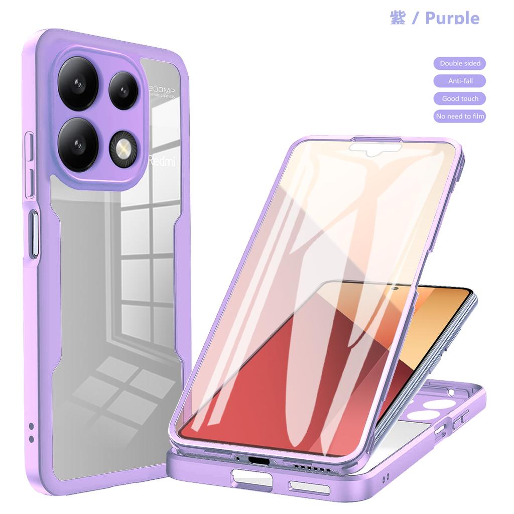 For Xiaomi Poco M6 Pro 4G Case Poco X6 Cover POCOX6 Full Body Protection Case Protective 360 Double Sided Cover Funda Coque Capa
