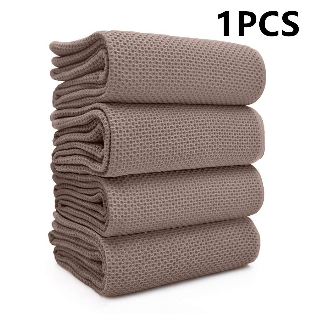 Pure Cotton Waffle Bath Towel Soft Absorbent Thick Large Size A-Class Towel Honeycomb Pattern for Home Comforter sports towel