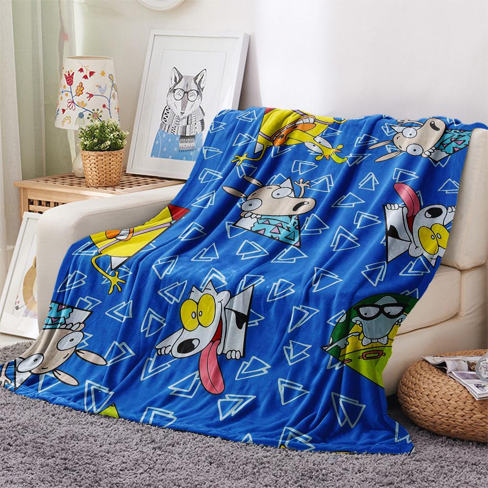 Rocko Flannel Blanket, High quality Comfortable for All Seasons, Home Decor, Warmth and Comfort