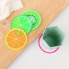 Round Fruit Shape Cup Coaster Non -slip Cup Insulation Pad Placement Cup Mat  Mugs