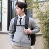 Computer bag fashion business travel backpack solid color large capacity casual versatile backpack