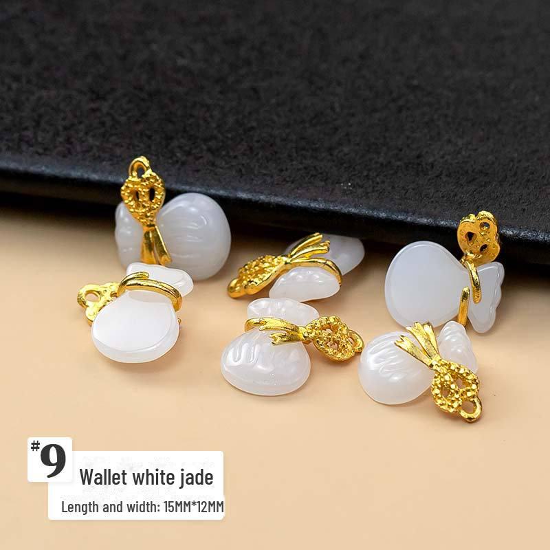 

Подвеска из нефрита в стиле чонсам: Ретро Металл Китайский Национальный Прилив DIY Аксессуар