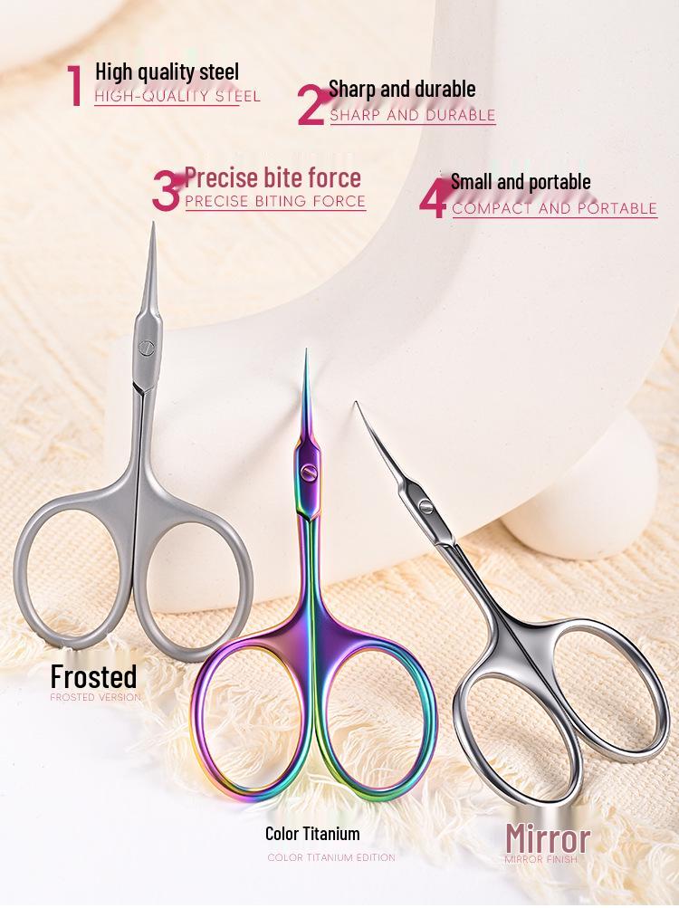 Third-Gen Dead Skin Nippers with Ukrainian Stainless Steel, Front-Set Elbow, Easy-Cut Manicure Scissors