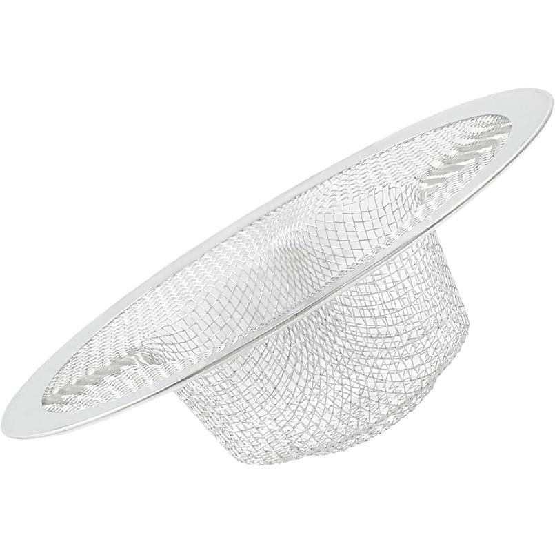 4 Pack Mesh Sink Drain Strainer 4.4 Inch Basket Filter Trap Stainless Steel Basin Floor Drain for Kitchen, Bathroom