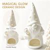3D Printed Christmas Candle Holder Decorative Figurine for Holiday Home Decor