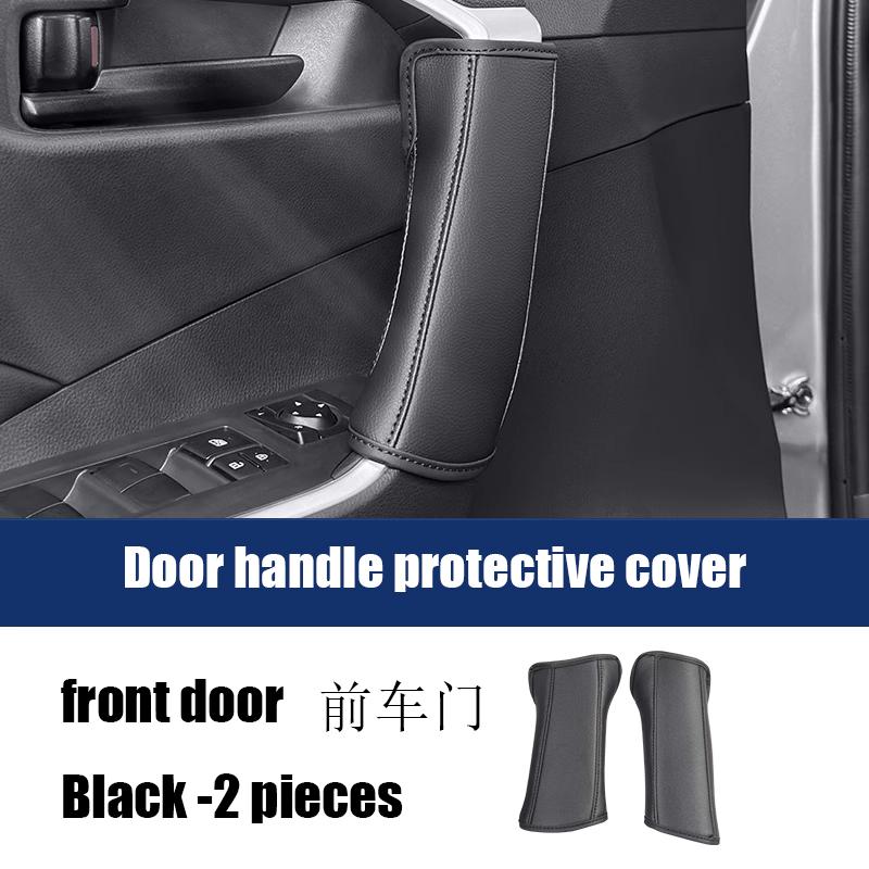 for Toyota RAV4 XA50 2024 Car door handle protective cover made of leather material for interior protection 2802