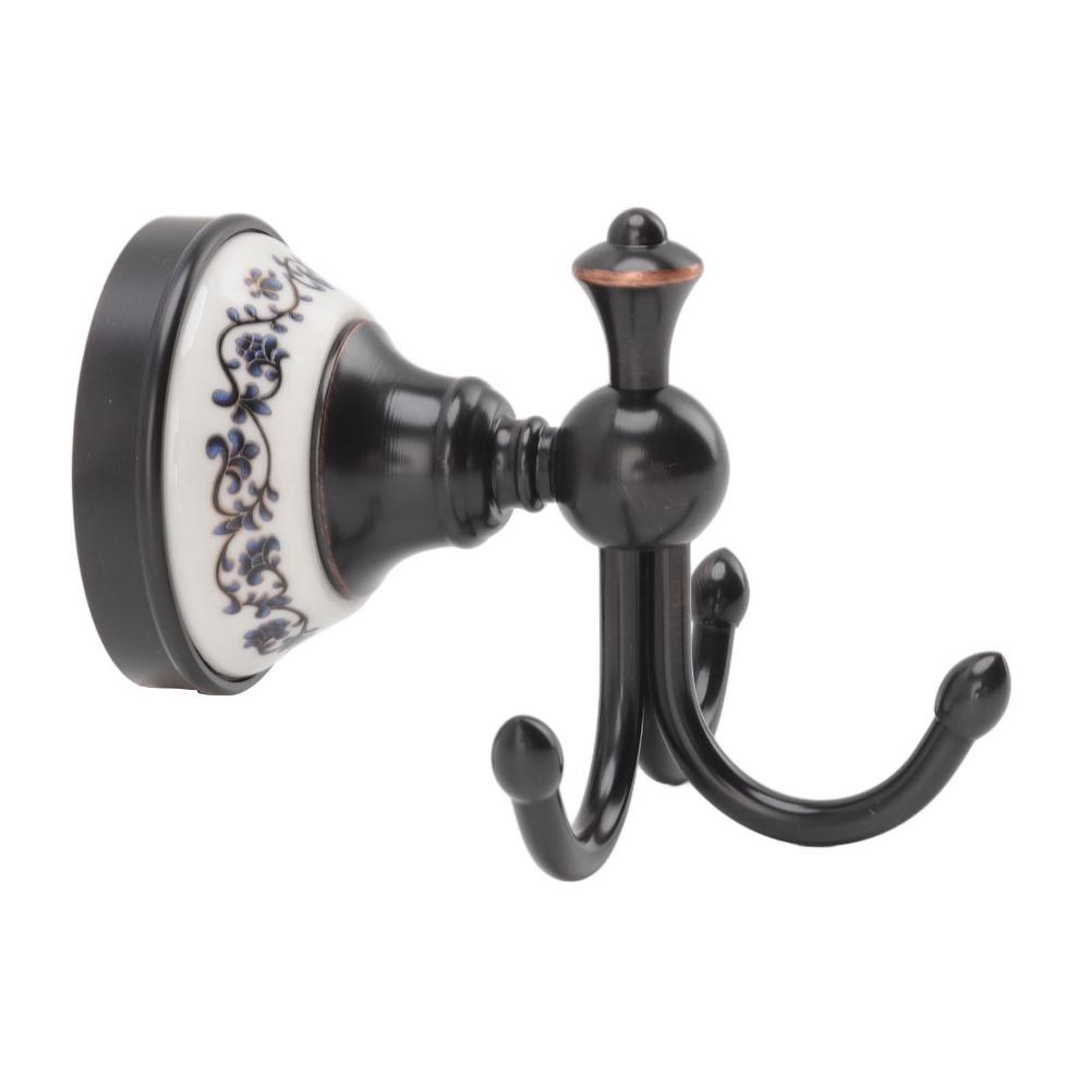 Retro Look Coat Hook Black Bathroom Hook Towel Hook Bathroom Bedroom Kitchen Laundry Room Entryway