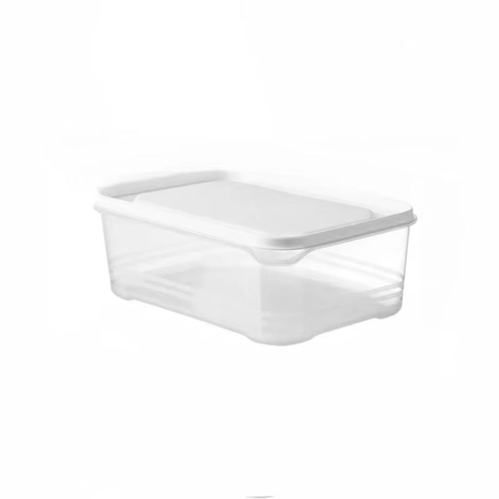 Microwave Safe Food Storage Container 2000ML Airtight Sealed Box for Refrigerator Freezer Suitable for Meat and Frozen Food Storage