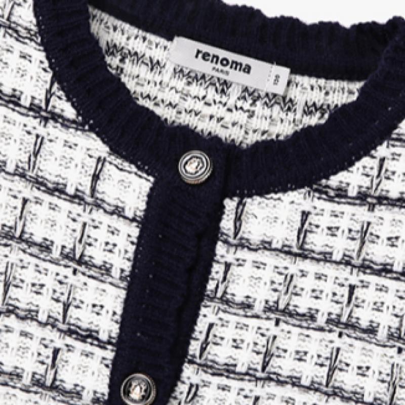 Vestă tricotată din tweed [renoma Kids] R2411k406 11 