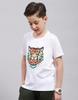 Monte Carlo Red/White Printed Round Neck T-Shirt 2 Pc