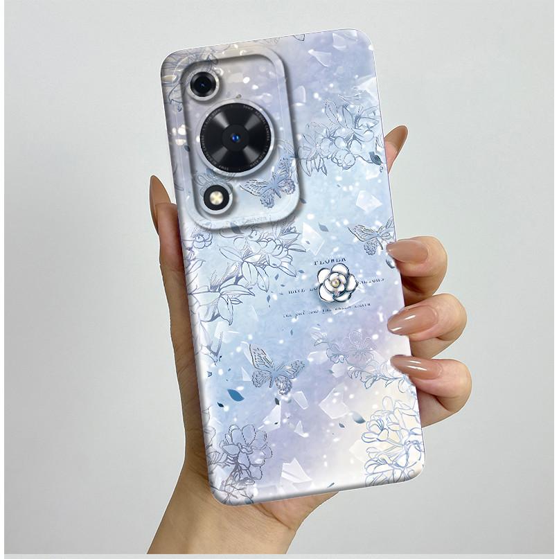 

Phone Case For Huawei Nova Y72 Cases Fashion Butterfly Floral Cover For Huawei Nova Y72 NovaY72 Soft Silicone Shockproof Shell Huawei Nova Y72