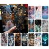 Winter Christmas Snowflake Phone Case For Samsung Galaxy S25 S24 S23 S22 S21 Ultra S24 S23 S22 S21 S25 Plus S24 S25 FE