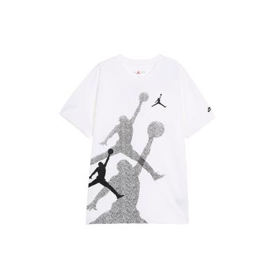 Jordan Graphic Print Crew Neck Short Sleeve T-Shirt Men Tops White FN6026-100
