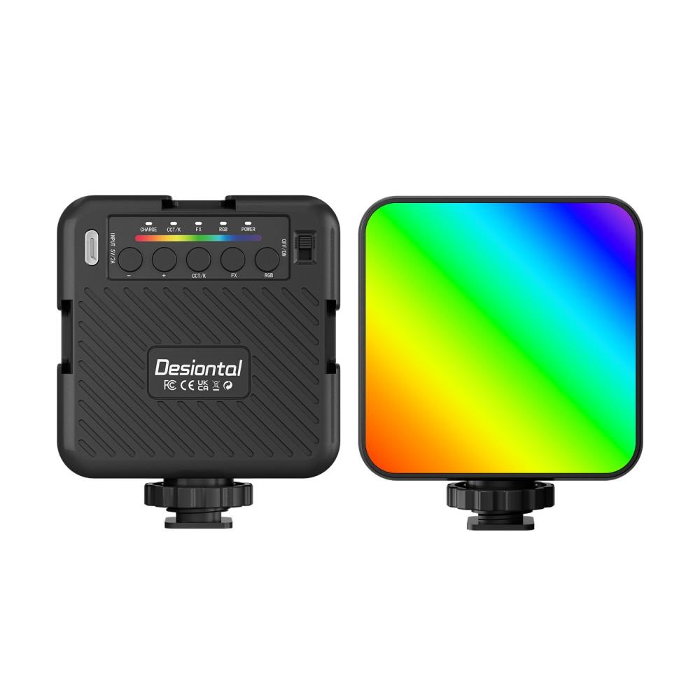 

Мини RGB видеосветильники Освещение для фотосъемки Освещение для селфи Мини заполняющий свет для фотостудии Камера Бытовая электроника чёрный