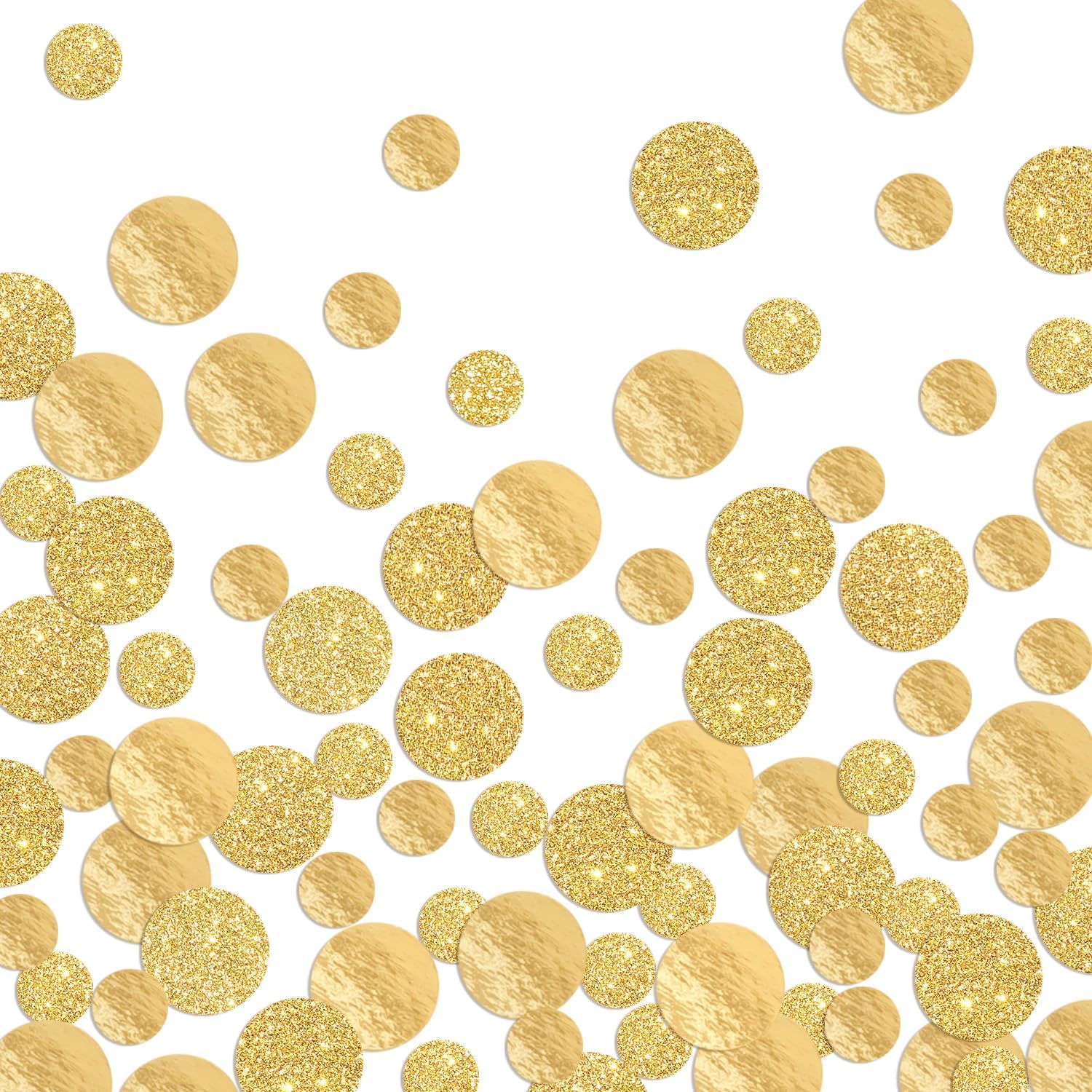 Golden Confetti Glitter Scatter Table Decoration Surprise Paper Craft Birthday Party Anniversary Supplies Bridal Baby Shower Party Wedding Gift