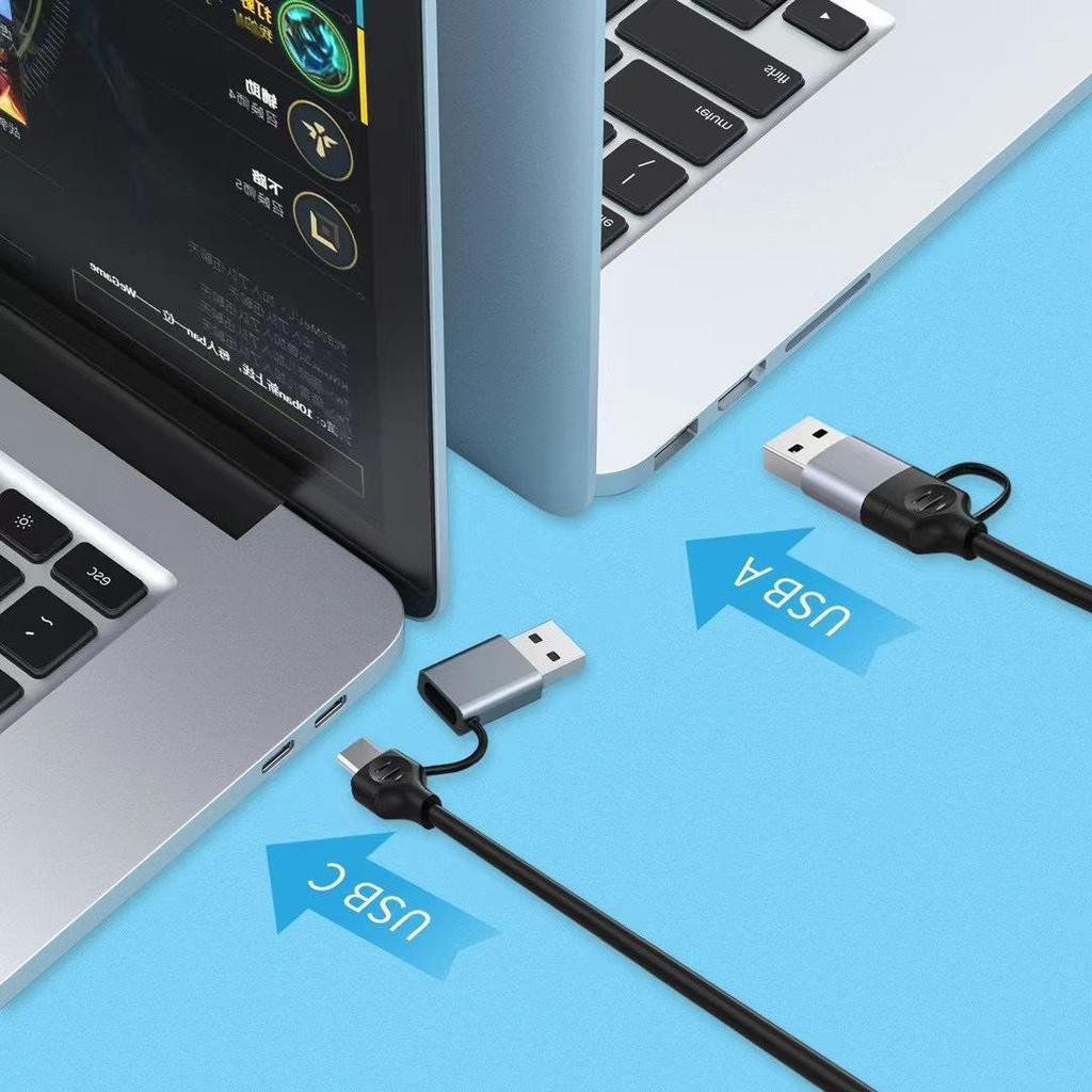 Type-C 2-in-1 USB to RJ45 Gigabit Network Card & 3.0 HUB Docking Station