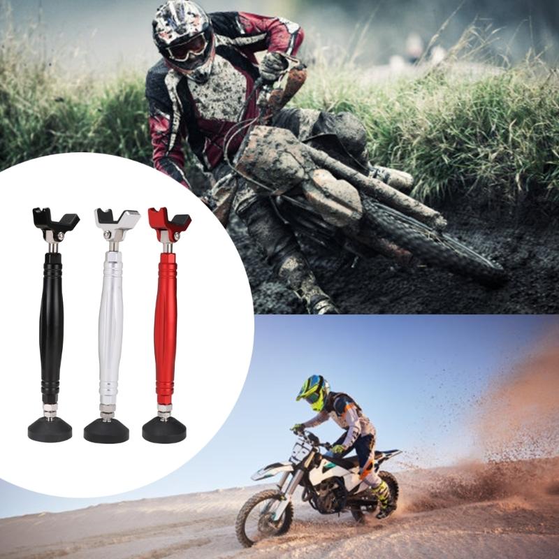 Aluminum Lift Stand for Most Motorcycle Wheel Lift Stand with Brake Buckle Chain Cleaning Maintenance Tool