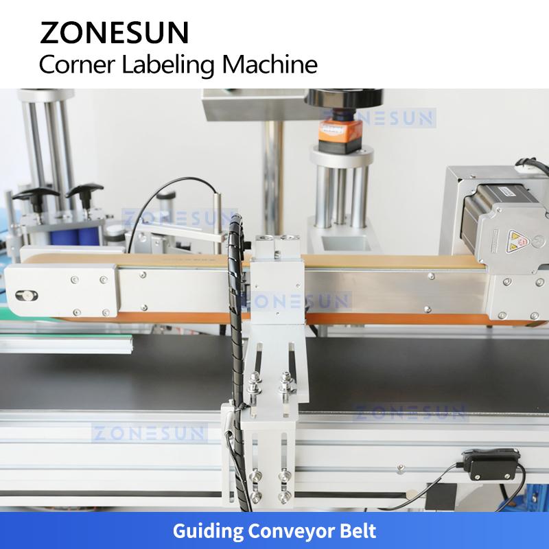 Zonesun ZS-TB833R2 Tamper-Evident Corner Labeling Machine for Boxes and Cartons