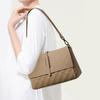 Genuine Leather Women's Bag New Top Layer Cowhide Simple Small Square Bag Lychee Pattern Women's Shoulder Bag Crossbody Bag