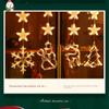Fairy String Lights Christmas Sucker Light LED Hanging Lamp 2024 Star Lamp  Holiday Wedding Party
