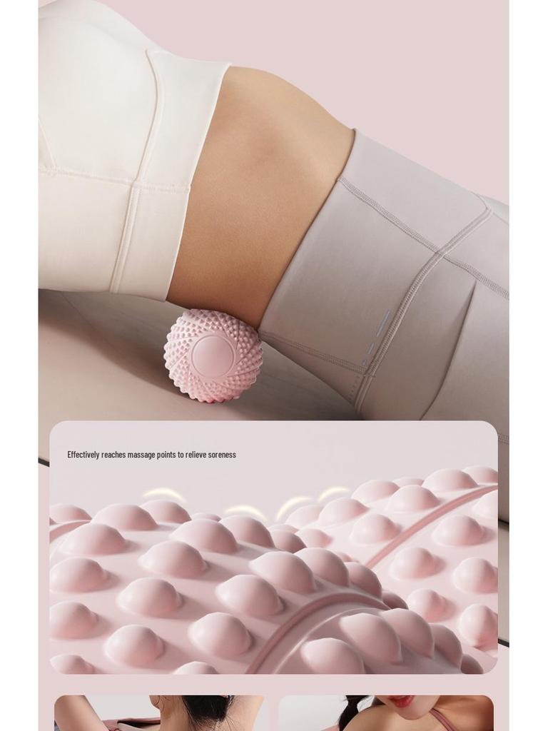 Myofascial Double Massage Ball for Foot, Spine, Muscle Relaxation, and Acupoint Stimulation