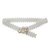 Pearl Elastic Belt Simple And Elegant With Skirt Dress Elastic Women Slim Slim And Thin Chain