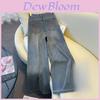 Classic Denim Pants For Women With Casual Wide Leg Style