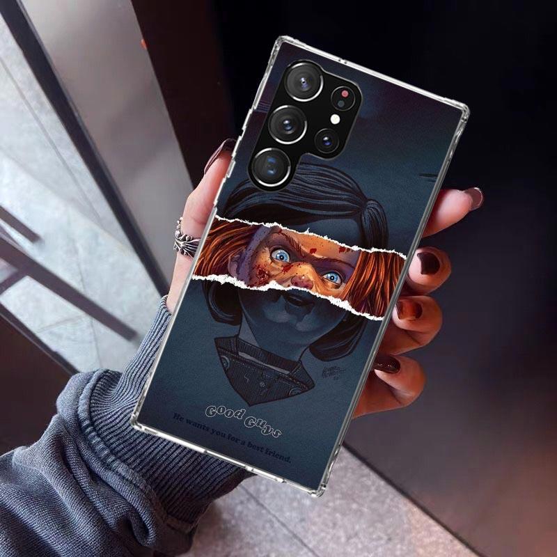 Chucky Child's Play Phone Case For Samsung Galaxy S23 S24 S25 Edge S26 Ultra S22 + S21 Plus S20 FE Cover Silicone Print Shell Ga