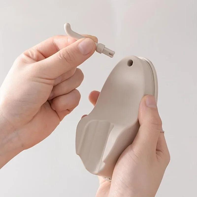 Rotatable Multifunction Bathroom Kitchen Towel Rag Hook Wall-mounted Paste Spatula Spoon Hook Bag Hanger Space Saving Organizer