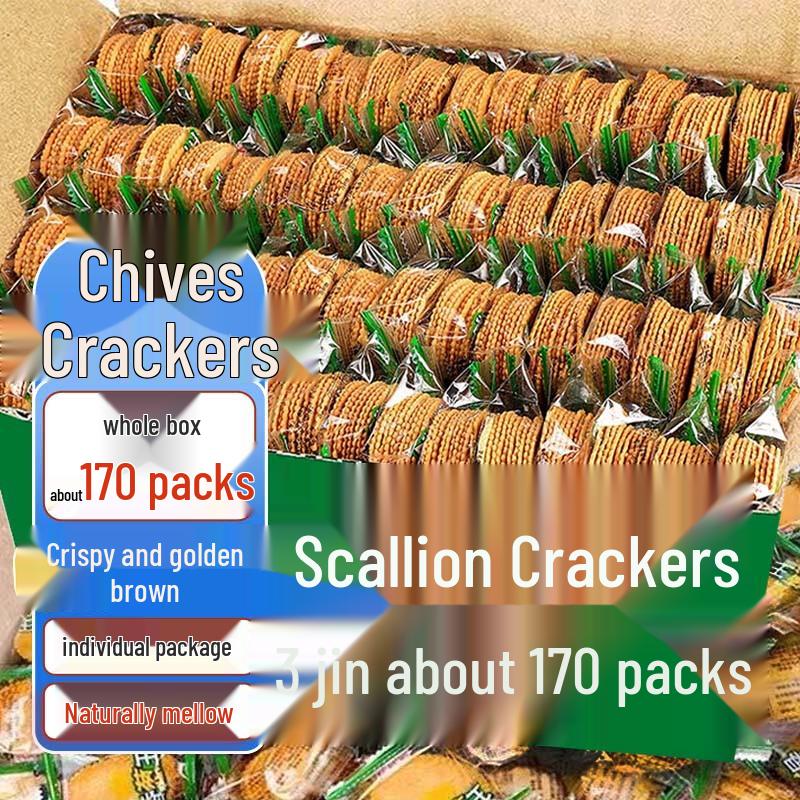 Thin & Crispy Scallion Crackers