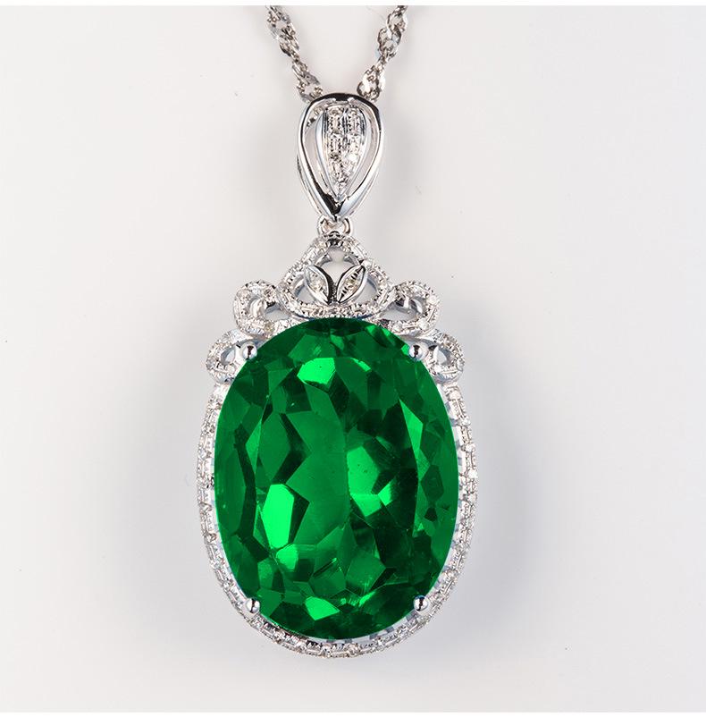 

Женское ожерелье с подвеской Swiss Blue Topaz & Zircon, посеребренное