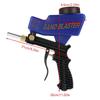 Portable Gravity Type Anti Rust Pneumatic Sandblasting Gun Sand Blaster Remove Rust Spot Blue