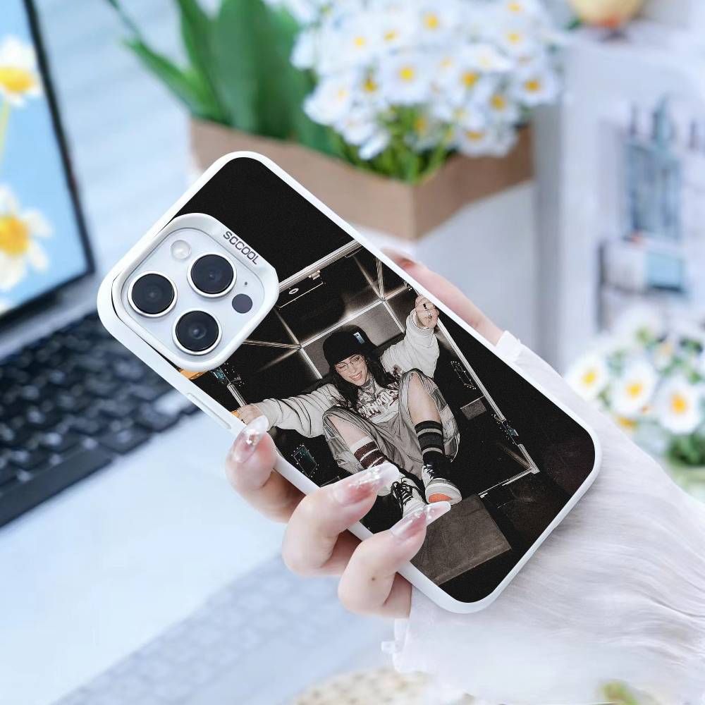 S-Singer B-Billie Eilish  Phone Case For IPhone 16 17 15 14 12 13 Pro Max white Color Shockproof Cover