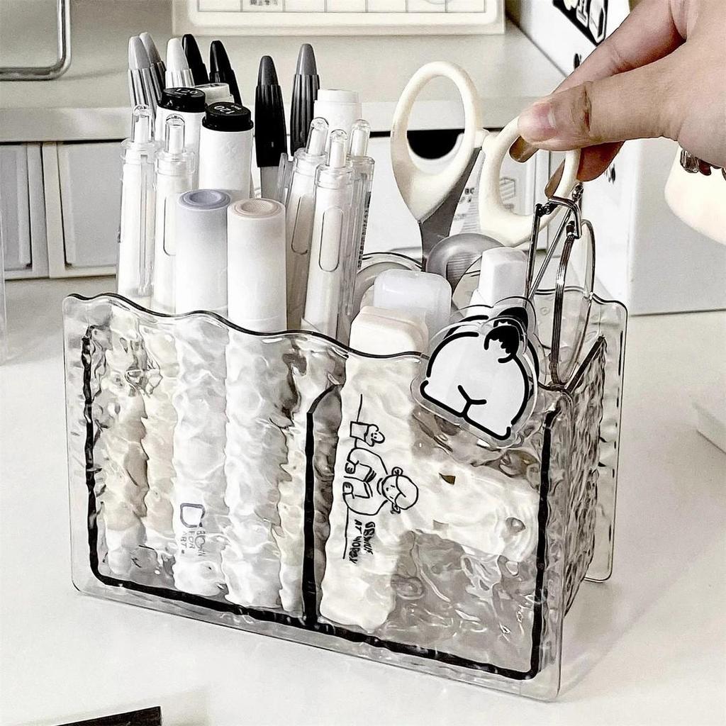 Luxuriöser Acryl-Stifthalter mit großer Kapazität & Schreibtisch-Organizer