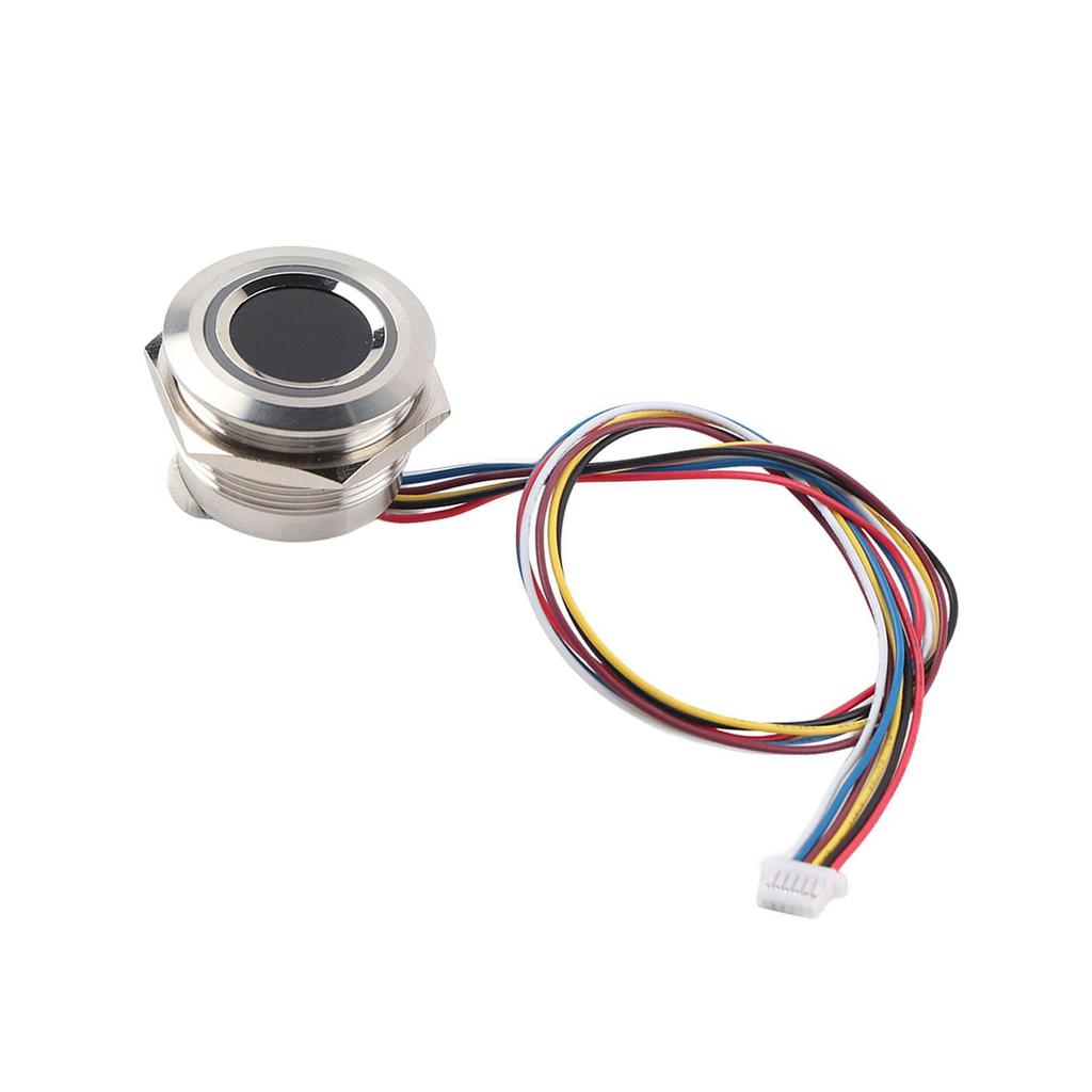 R503 Circular Capacitive Fingerprint Identification Module with 2‑Color Ring Indicator Light