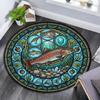 Festival Symbols Round Area Rug Under Office Chairs Bedroom Living Room Home Decor