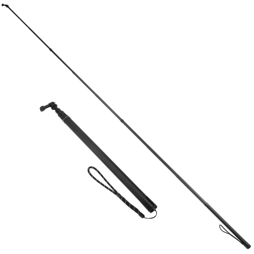 TELESIN 3M Kohlefaser Selfie-Stick Leichte Verlängerungsstange für Sportkamera Telefon