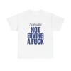 Normalize Not Caring Graphic T Shirt Unisex Heavy Cotton Tee Gift