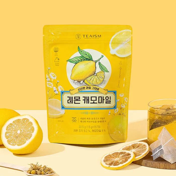 

Фруктово-травяной чай Лимон Ромашка 15 чайных пакетиков